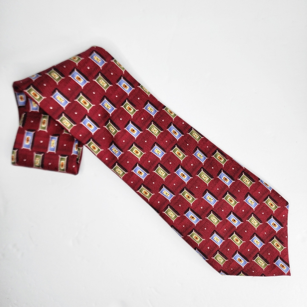 Robert Talbott Studio Red Silk Tie. - image 2